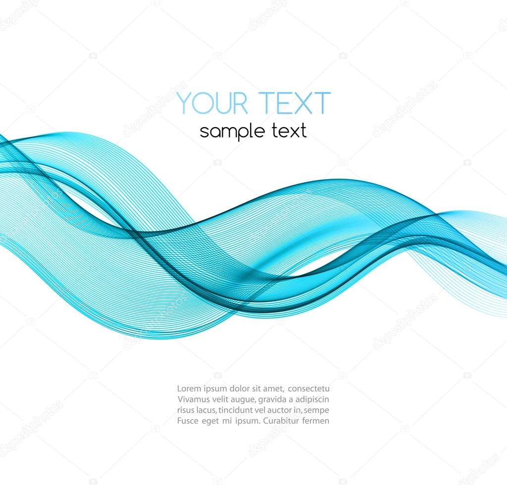 Abstract blue color template background.