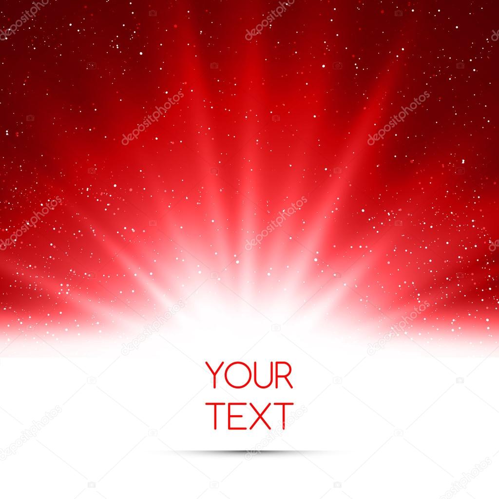 Abstract magic red light background