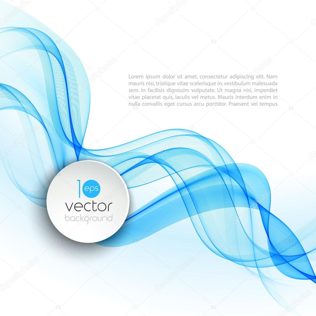 Abstract transparent wave template  background brochure design