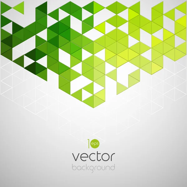 Abstraktní geometrická pozadí s barevný trojúhelník — Stockový vektor