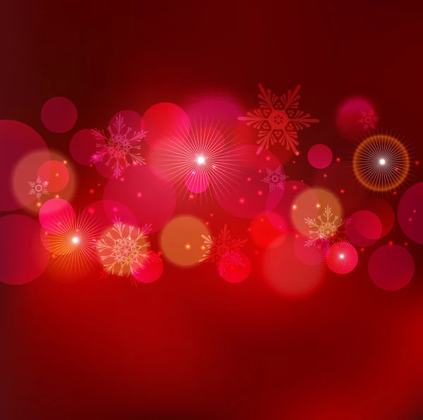 Astratto sfondo luce di Natale con bokeh — Vettoriale Stock