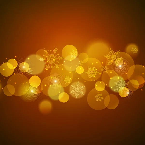 Astratto sfondo luce di Natale con bokeh — Vettoriale Stock