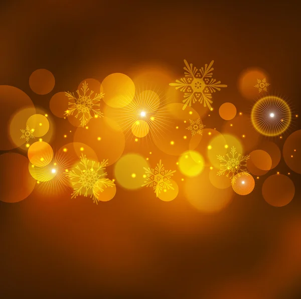 Abstracte Kerstmis lichte achtergrond — Stockvector