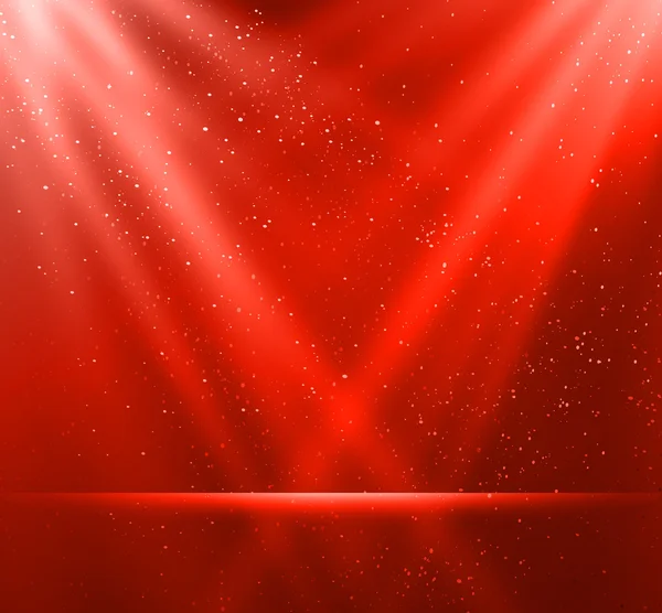 抽象的な魔法赤光背景 — ストックベクタ