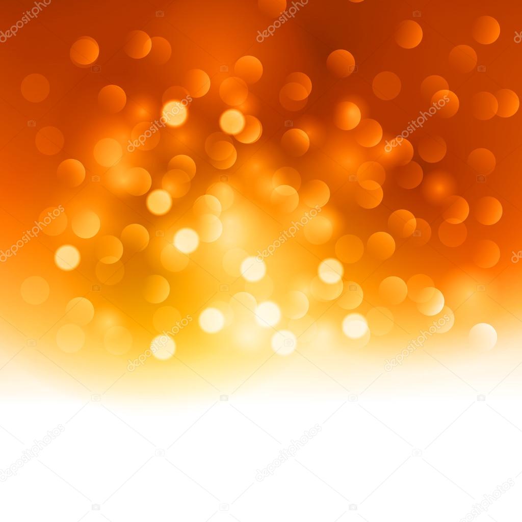 Merry Christmas orange light background