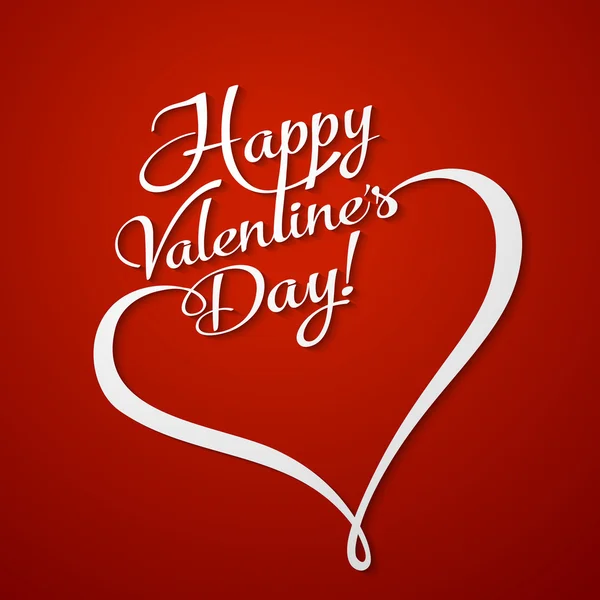 Valentin-kártyát a szerelem betűk — Stock Vector