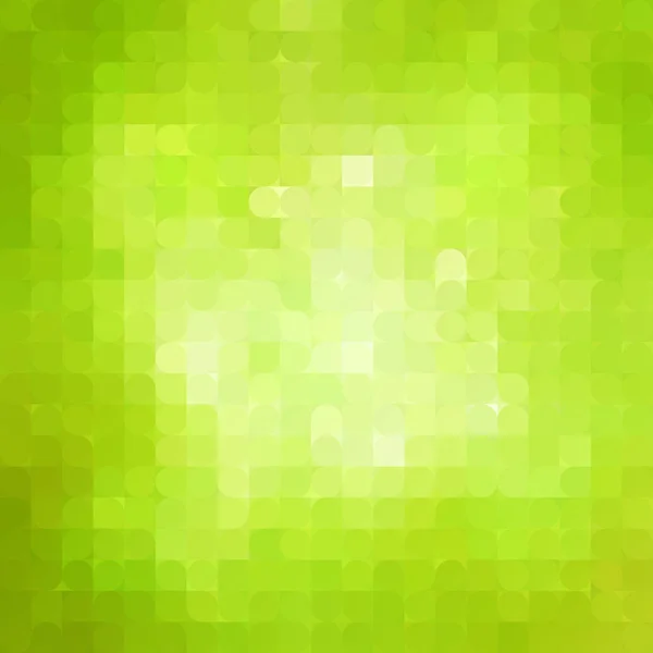 추상적 인 녹색 모자이크 배경 — 스톡 벡터