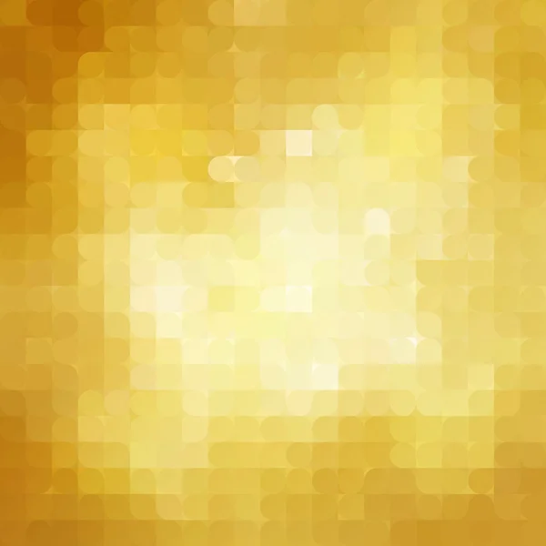 Abstrakte Retro-Gold-Mosaik Hintergrund — Stockvektor