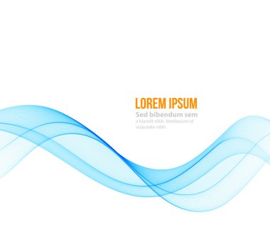Soyut eğri çizgi arkaplanı. Şablon broşür tasarımı