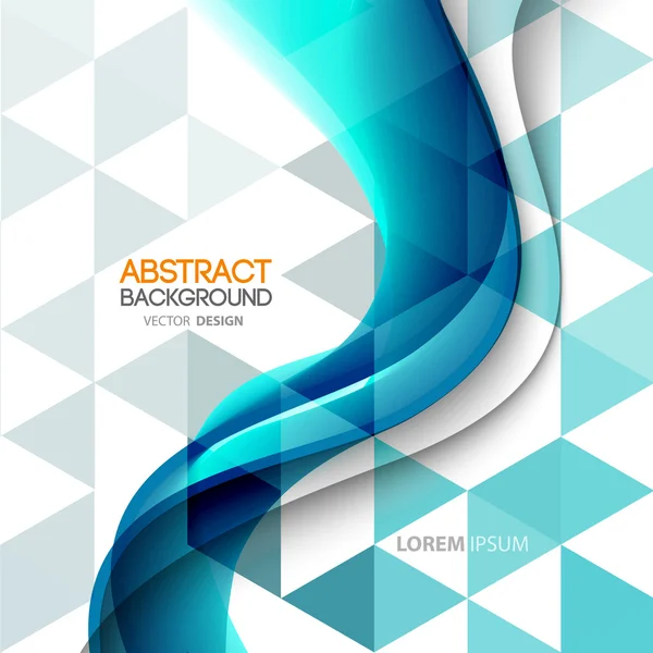 Abstracte gebogen lijnen achtergrond. Model brochure ontwerp — Stockvector