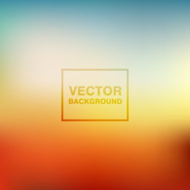 Soyut renkli bulanık vektör arkaplanı.