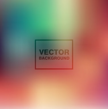 Soyut renkli bulanık vektör arkaplanı.