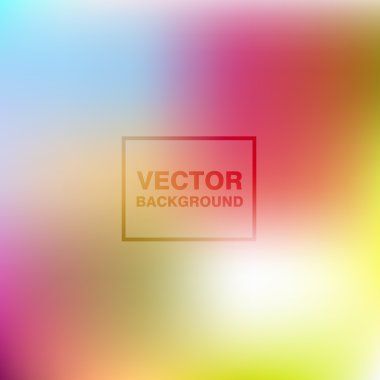 Soyut renkli bulanık vektör arkaplanı.