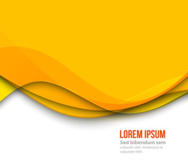 Soyut eğri çizgi arkaplanı. Şablon broşür tasarımı