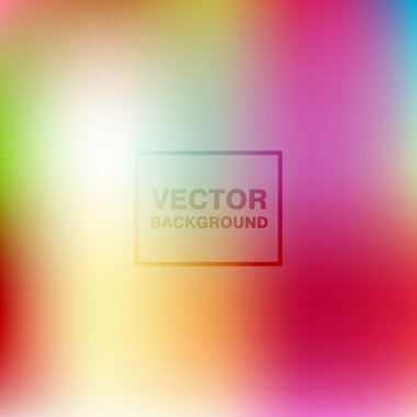 Soyut renkli bulanık vektör arkaplanı.