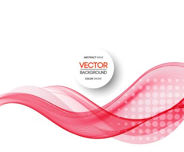 Soyut eğri çizgi arkaplanı. Şablon broşür tasarımı