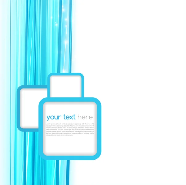 Abstracte kleurrijke blauwe vector zwaaide achtergrond — Stockvector