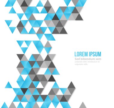 vektör soyut geometrik geçmiş üçgen ile