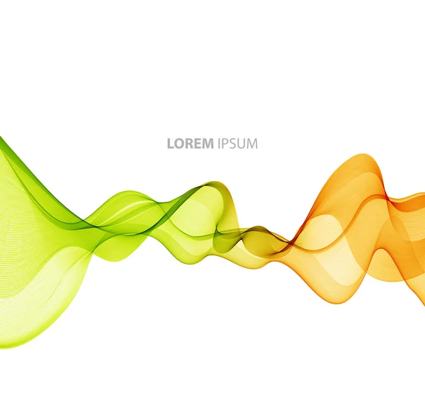 Rezumat linii curbe fundal. Design broșură șablon — Vector de stoc