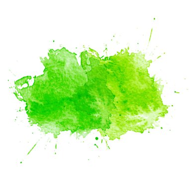 Mavi suluboya splatters. vektör