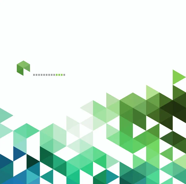 Abstracte technische achtergrond met kleur driehoek — Stockvector