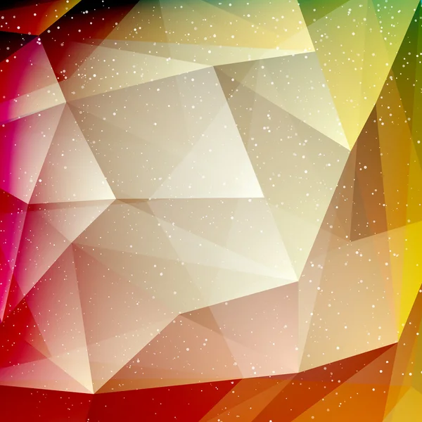 Abstrakte geometrische polygonale glänzende Hintergrund — Stockvektor
