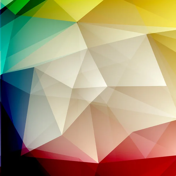 Geométrica poligonal brillante Abstact — Διανυσματικό Αρχείο