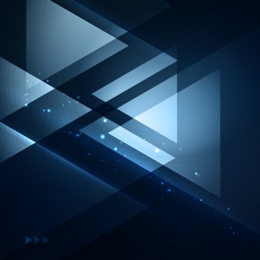 zarif geometrik mavi arka plan