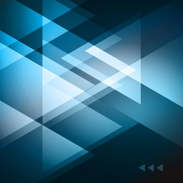 Eleganter geometrischer blauer Hintergrund — Stockvektor