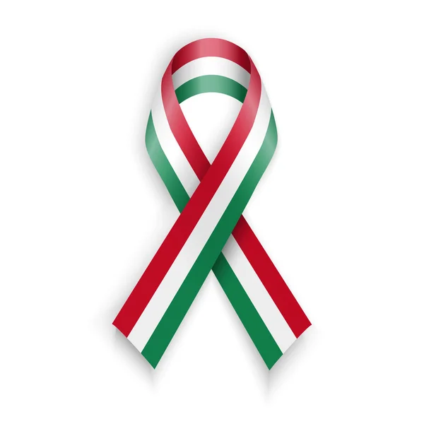 Vlag van Hongarije. — Stockvector