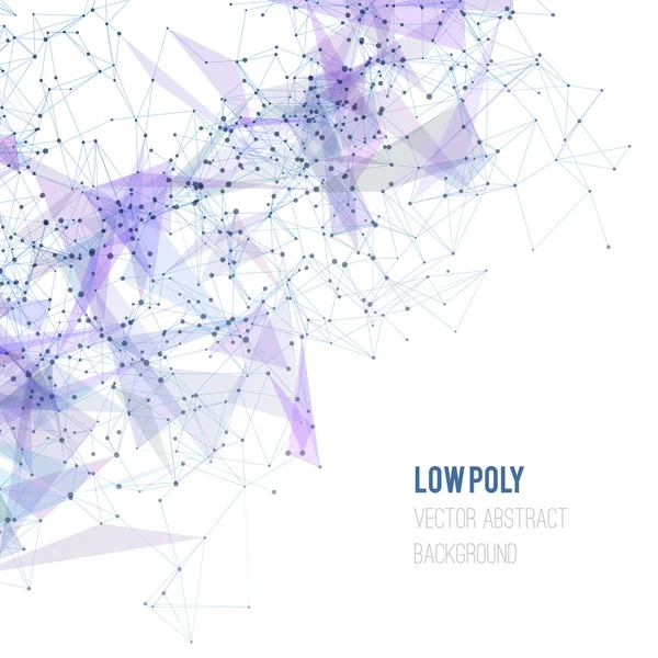 daireler, çizgiler ve şekiller ile soyut mesh arka plan