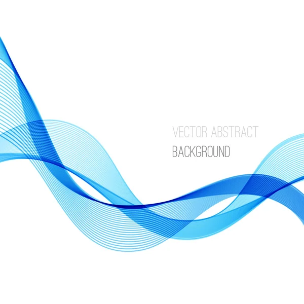 Smooth wave stream line abstract header layout. Vector illustration — Stock Vector