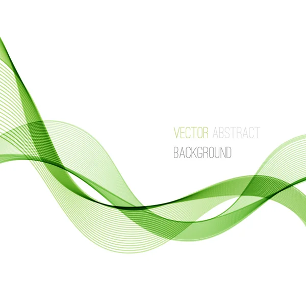 Glatte Wave-Stream-Linie abstraktes Header-Layout. Vektorillustration — Stockvektor