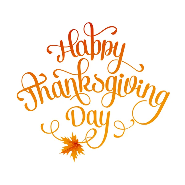 Happy Thanksgiving Day — Stock Vector