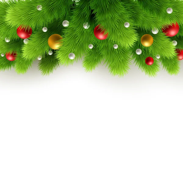 Kerst achtergrond vector illustratie. — Stockvector