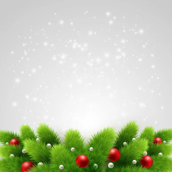 Kerst achtergrond vector illustratie. — Stockvector