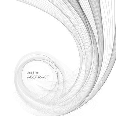 Vektör pürüzsüz soyut dalgalar