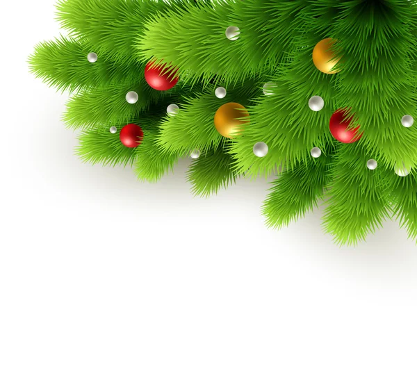 Kerst achtergrond vector illustratie. — Stockvector