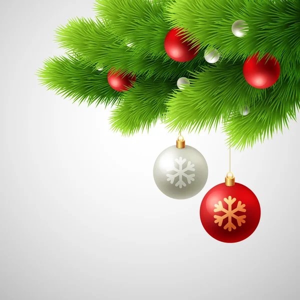 Kerst achtergrond vector illustratie. — Stockvector