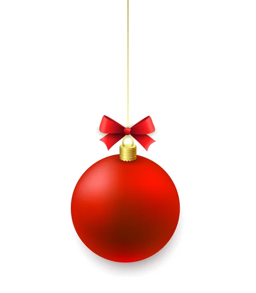 Christmas balls on white background — Stock Vector