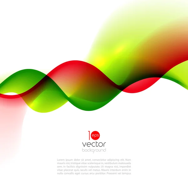 Abstract motion  wave illustration — Stock Vector