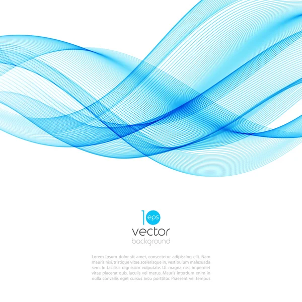 Abstract motion  wave illustration — Stock Vector