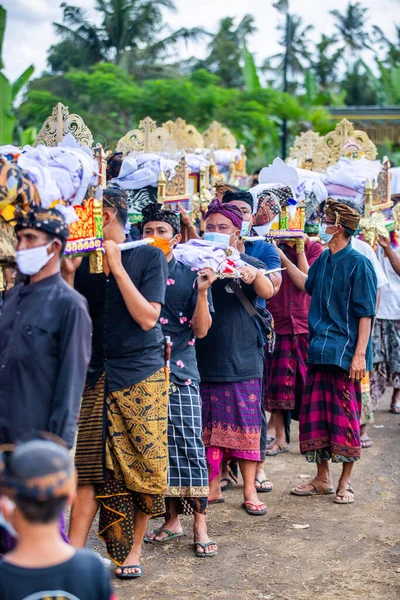 Foto Kremeringsceremoni Bali — Stockfoto