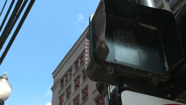 Chicago's elevated train system — Stock Video