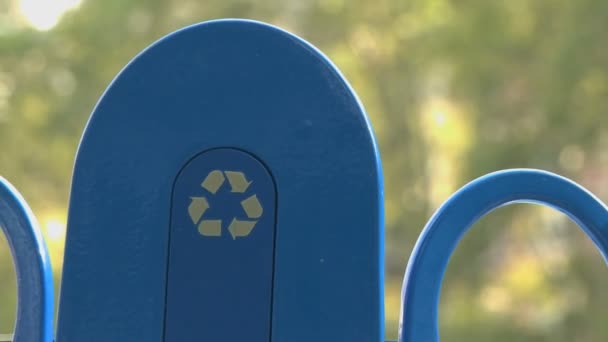 市内のリサイクル — ストック動画