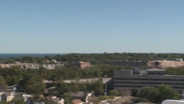 Vista de la ciudad de Stamford — Vídeo de stock
