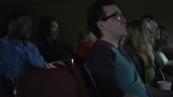 Scenes from a typical movie theater — Stock Video