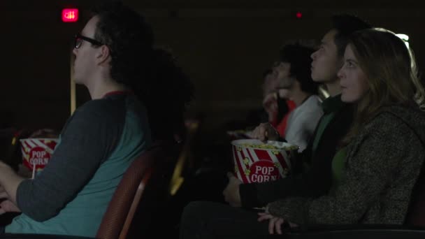 Scenes from a typical movie theater — Stock Video