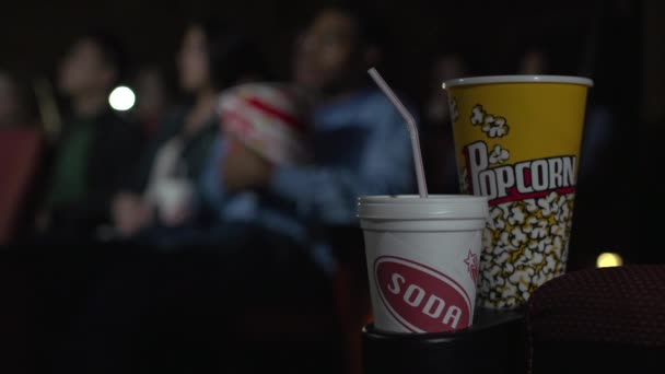Scenes from a typical movie theater — Stock Video