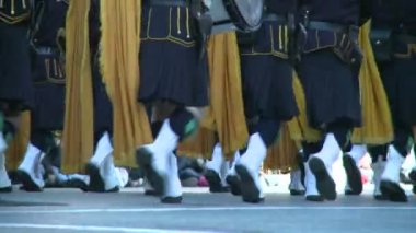 İskoç bando sonbahar resmi geçit